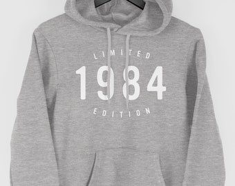 Sweat à capuche du 40e anniversaire pour hommes, sweat à capuche 1984, cadeau du 40e anniversaire pour lui, édition limitée 1984 Hoody pour hommes