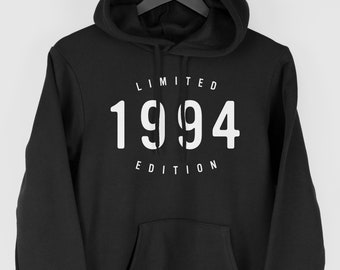 30th Birthday Hoodie for Men, 1994 Hoodie, 30th Birthday Gift for Him, Limited Edition 1994 Hoody for Men