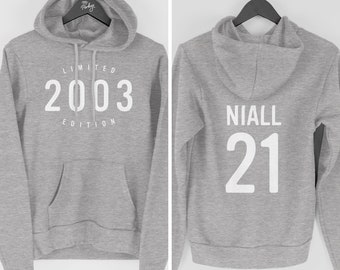 21st Birthday Hoodie for Men, 2003 Hoodie, 21st Birthday Gift for Him, Limited Edition 2003 Hoody for Men