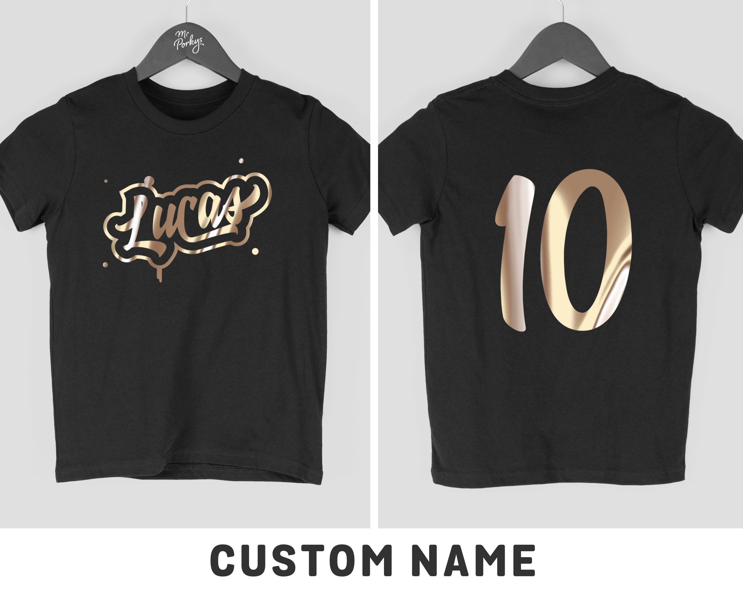 T Shirts Tops Tees Boys Clothing Kids Custom Name Tshirt Boys Personalised 10th Birthday T Shirt 10th Birthday Gift With Back Number T Shirt Embankmentfilms Com