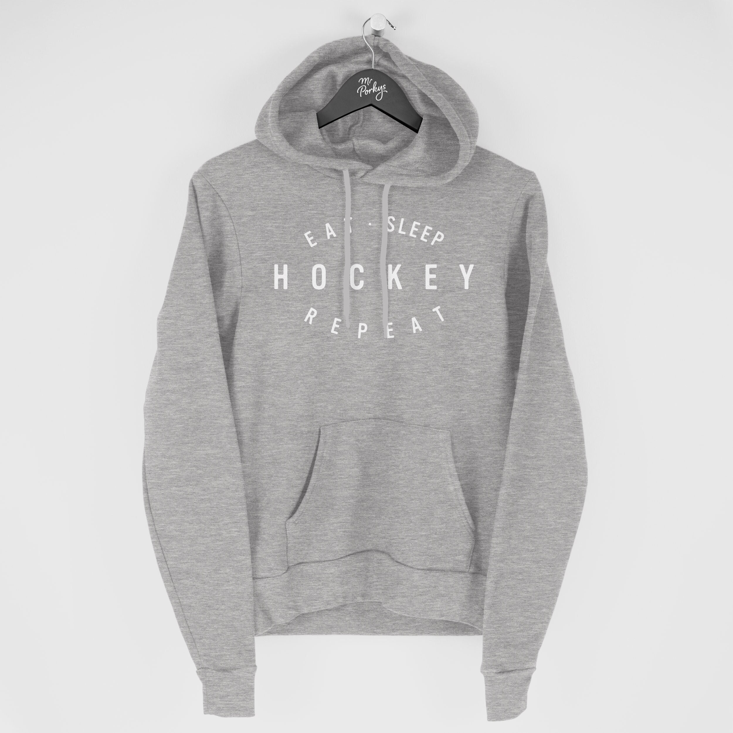 Hockey Hoodie, Player Gift, Eat Sleep Hoodie
