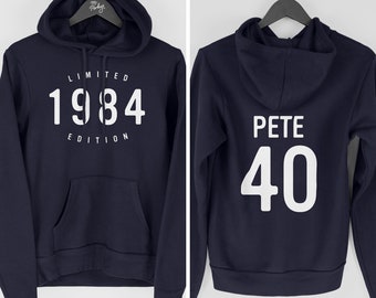 40th Birthday Hoodie for Men, 1984 Hoodie, 40th Birthday Gift for Him, Limited Edition 1984 Hoody for Men