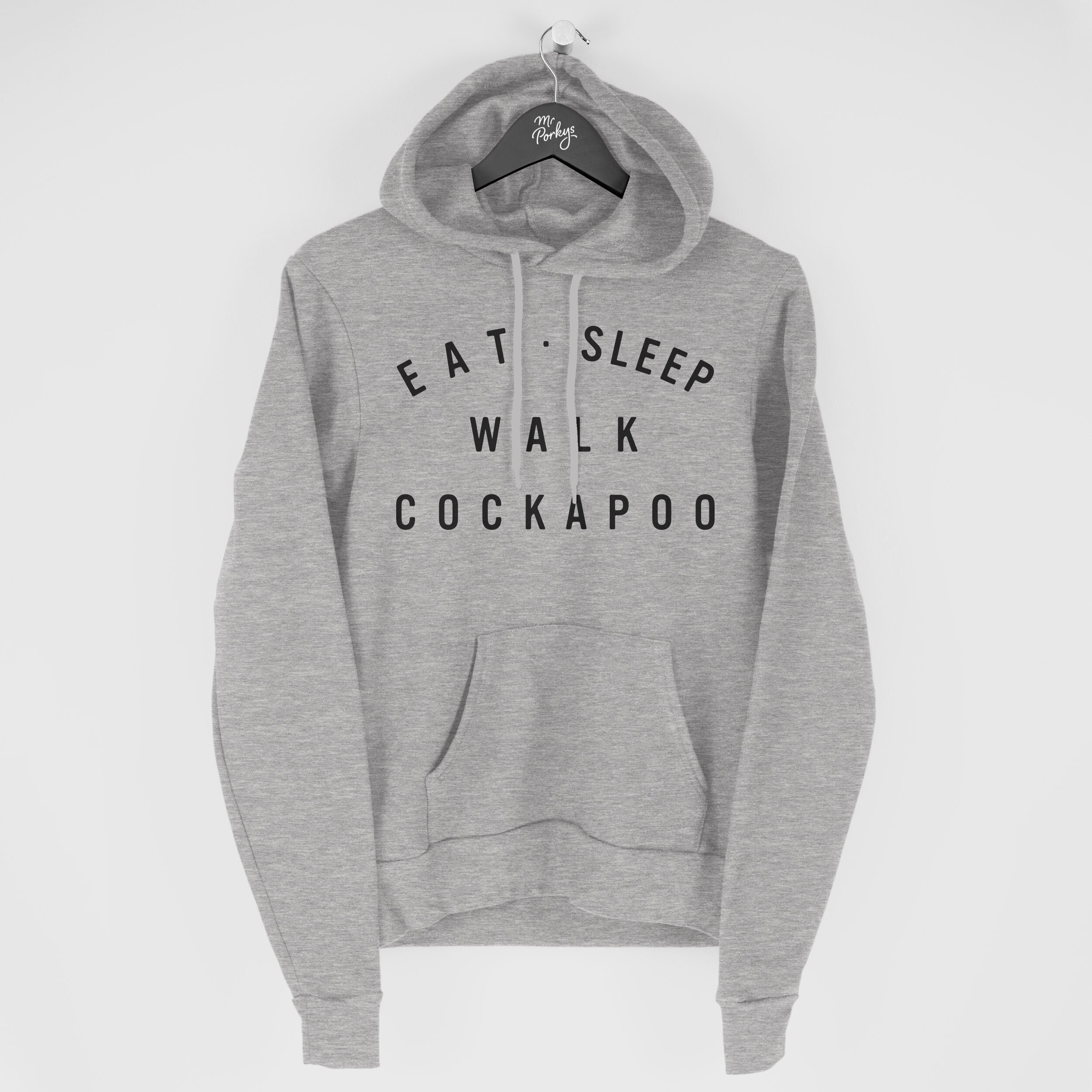 Cockapoo Hoodie, Eat Sleep Walk Gift For Owner, Hoody