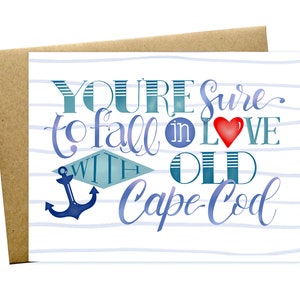 Vous êtes sûr de tomber amoureux de la carte Old Cape Cod