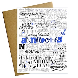 Annapolis Type Mashup Card