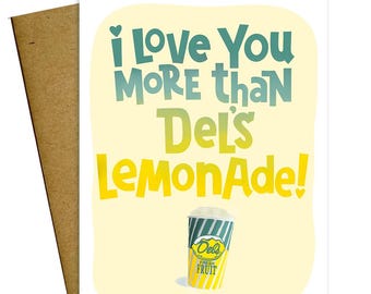 I Love You More Than Del's Lemonard Rhode Island Card