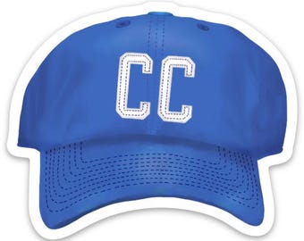 Cape Cod Baseball Hat Die Cut Sticker