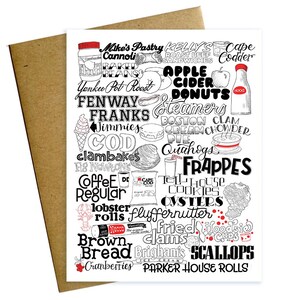 Carte mashup des types d'aliments du Massachusetts