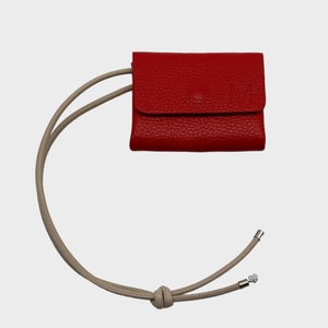 PREMIUM Leder Mini Wallet, Portemonnaie Damen, Kartenetui, MINI Geldbörse, Slim Wallet mit Münzfach, kleiner Ledergeldbeutel, Ledergeldbörse