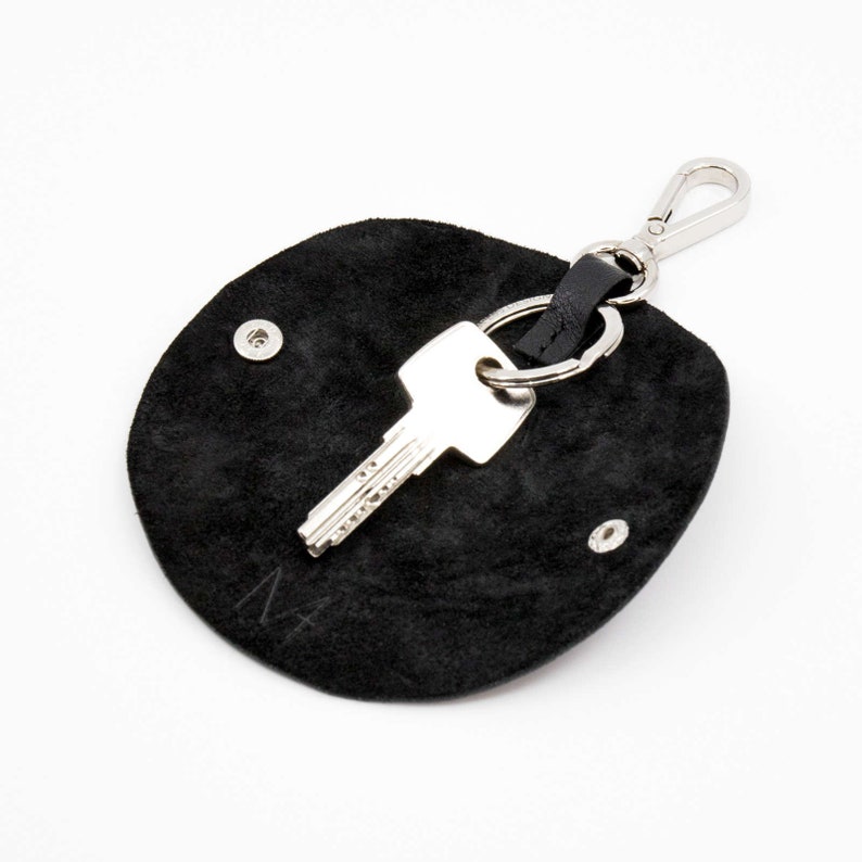 keychain genuine leather, key case, key cover, leather case, protective cover for your keys image 4