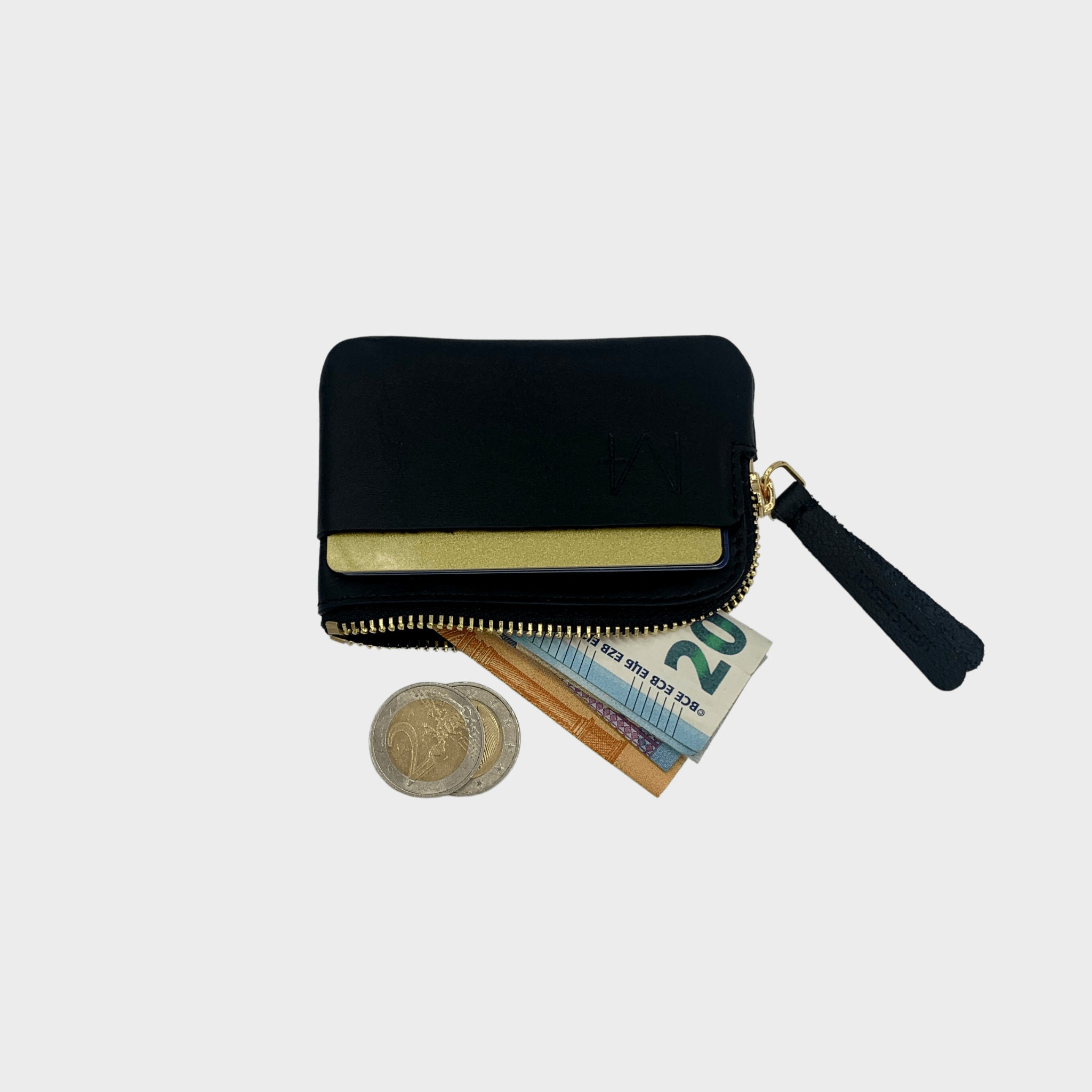 Mini Zipper Wallet, Credit Card Case, Mini Wallet Made of