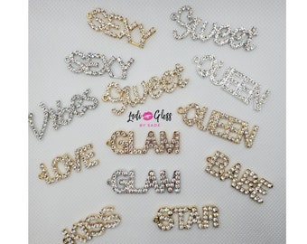 word charms for bracelets