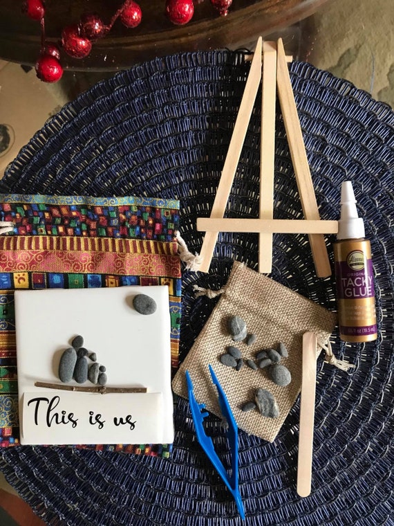 Pebble Art Kit DIY Etsy
