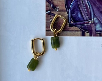 Handcrafted Natural Stone Earrings | Unique Gemstone Jewelry