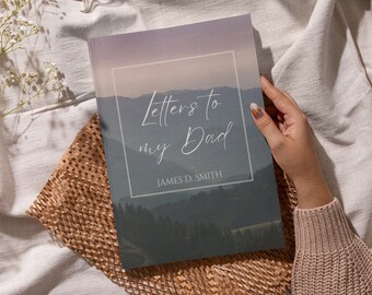 Loss of Dad Father Gift, Grief Journal, Sympathy Gift, Father Dad Memorial Gift, Celebration of Life, Memorial Plaque In Loving Memory