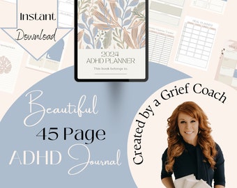 Pianificatore Boho ADHD, Risorsa ADHD, Organizzatore ADHD, Pianificatore stampabile Boho, Pianificatore di cura personale, Capacità di coping, Risorsa Adhd, Pianificatore per adolescenti,