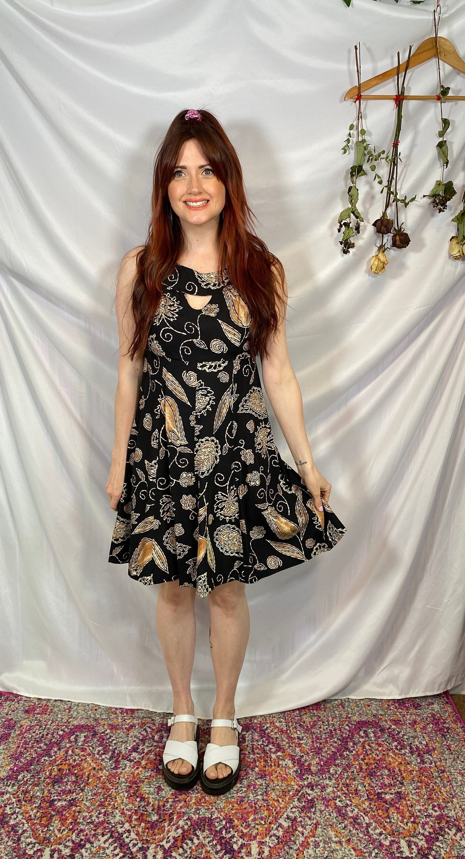 Vintage 90's dress floral 90s dress floral 90s midi dress | Etsy