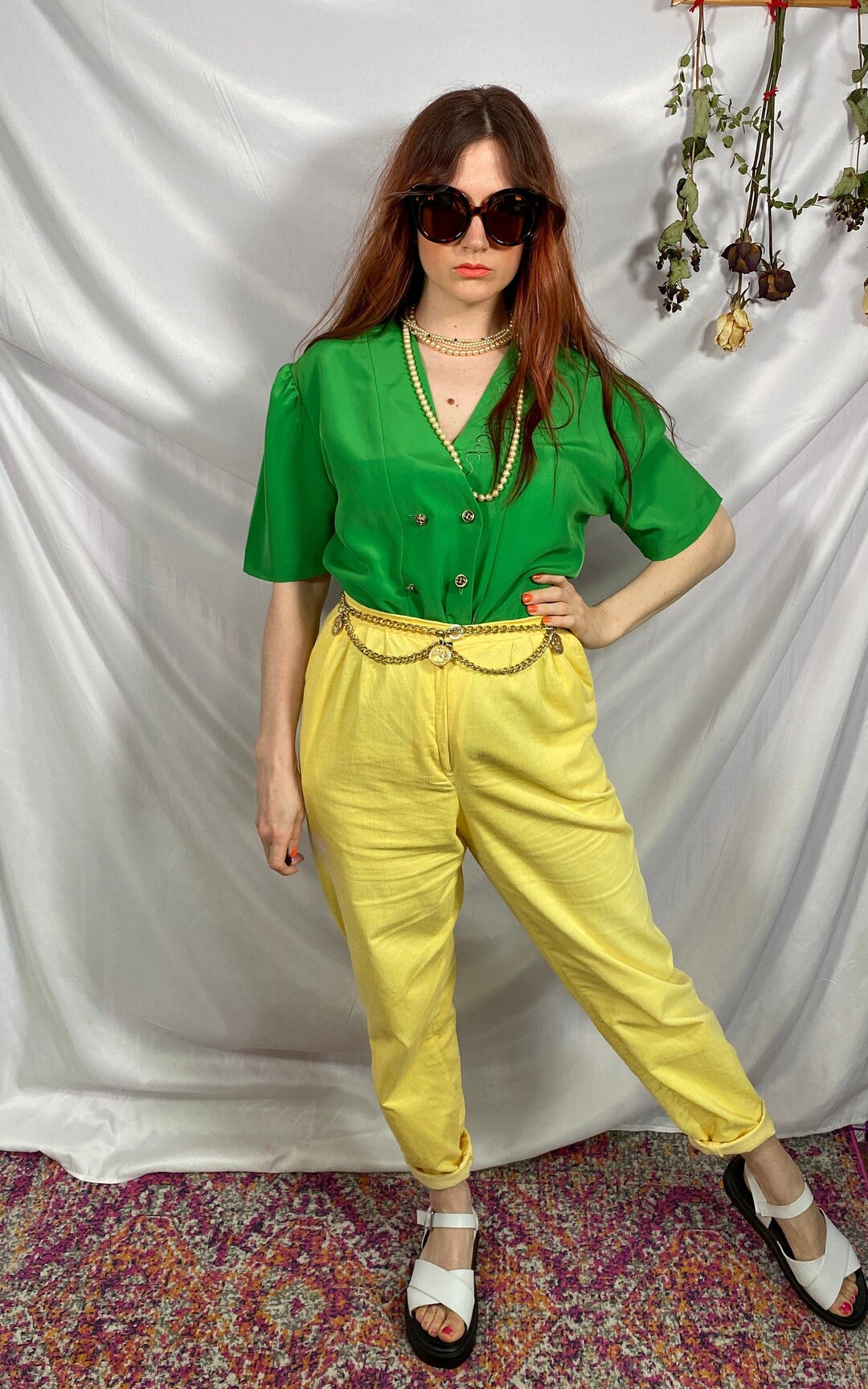 90s Vintage Cords 90s Vintage High Waisted Cords 90s Vintage Etsy