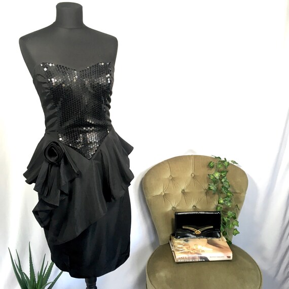 1980s party dress 1980s little black dress 1980s s