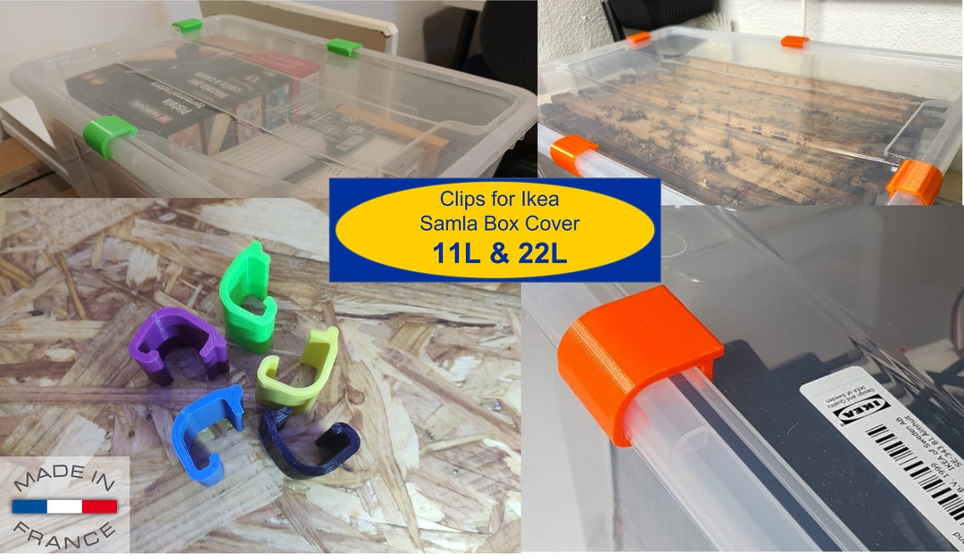 Samla Clips for Ikea samla 11L & 22L Box Lid Etsy