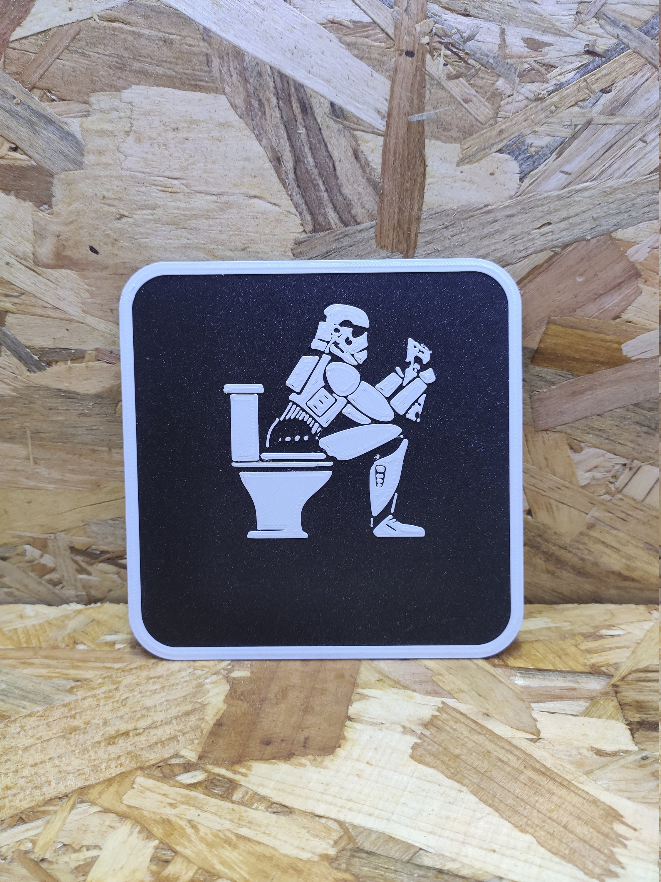 Plaque Toilette Strom Trooper