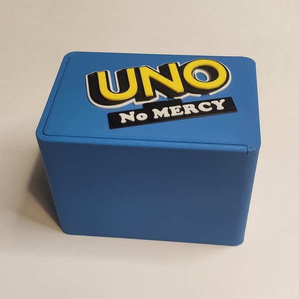 Boite de rangement pour jeux de carte UNO No Mercy