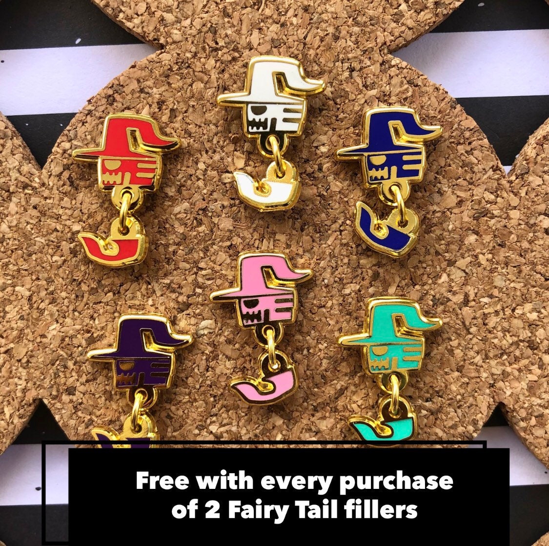 B Grade / Flawed Fairy Tail Guild Symbol Inspired Enamel Pin 