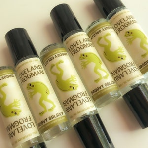 Loveland Frogman Roll On Perfume Oil / Cryptid Perfume, Weird Funky Unique Aquatic Floral Fragrance