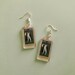 The Fresno Nightcrawler - Cryptid Tarot Card Acrylic Earrings // California Forest Tarot Witch Spooky Monster Halloween Jewelry 