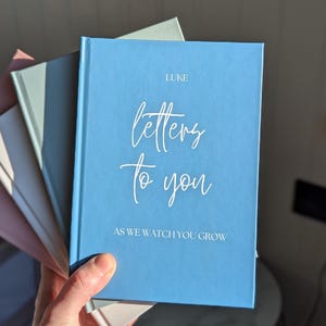 Diario de cartas para ti: libro de recuerdos personalizado, regalo considerado para hijo, hija, esposo, familia adicional, regalo para novio o regalo para mejor amigo