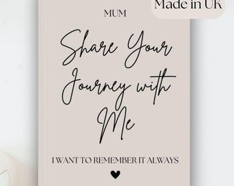Tell Me Your Story – A Beautiful Memory Journal, Blank Keepsake Notebook for Mum’s Life Stories, Thoughtful Gift for Mum, Mother's Day Gift