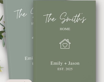 Personalized new home journal, New House Planner, Housewarming Gift for Women, New Home Gifts, New Home Owners Gift Idea, Renovation Gift