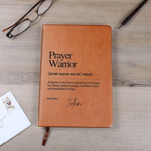 Prayer Book Journal Gift - Christian Gift for Her, Faith & Hope Devotional Notebook, Intercessor Journal with Bible-Ins, Prayer Warrior Book