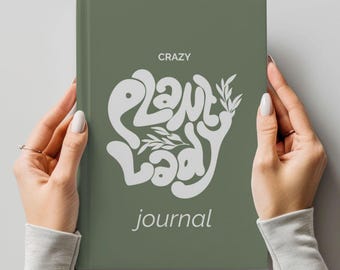 Diario de la Señora Loca de las Plantas: Regalo divertido para amantes de las plantas, cuaderno de tapa dura, diario de suculentas, regalo de jardinería para mamás de plantas.