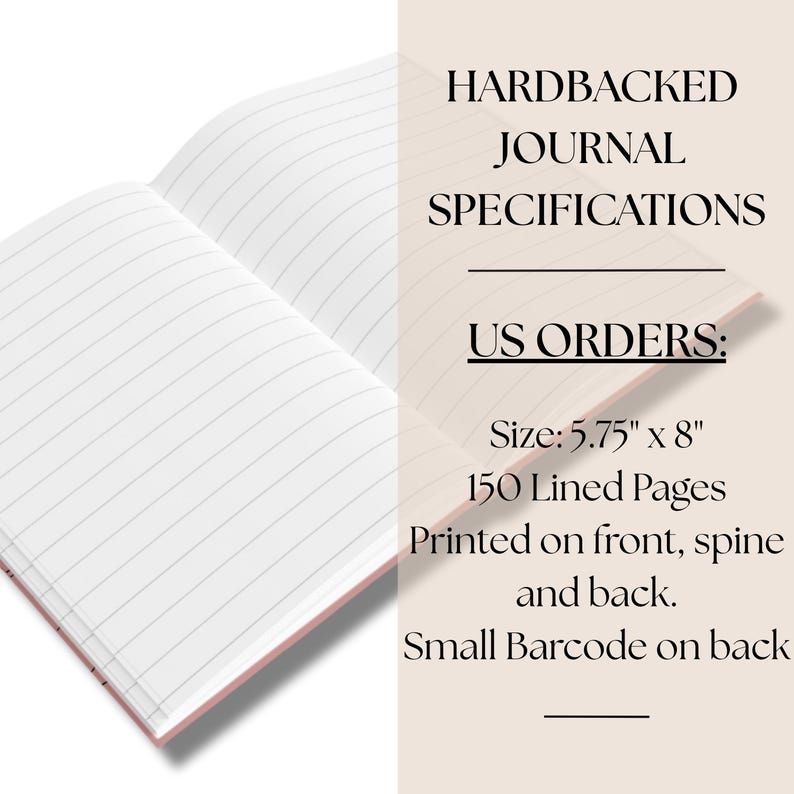 18th Birthday Gift for Her or Him-Chapter 18 Name Journal, Birth Month Flower Notebook, Personalized Birthday Gift for 18 Year Old Daughter image 14