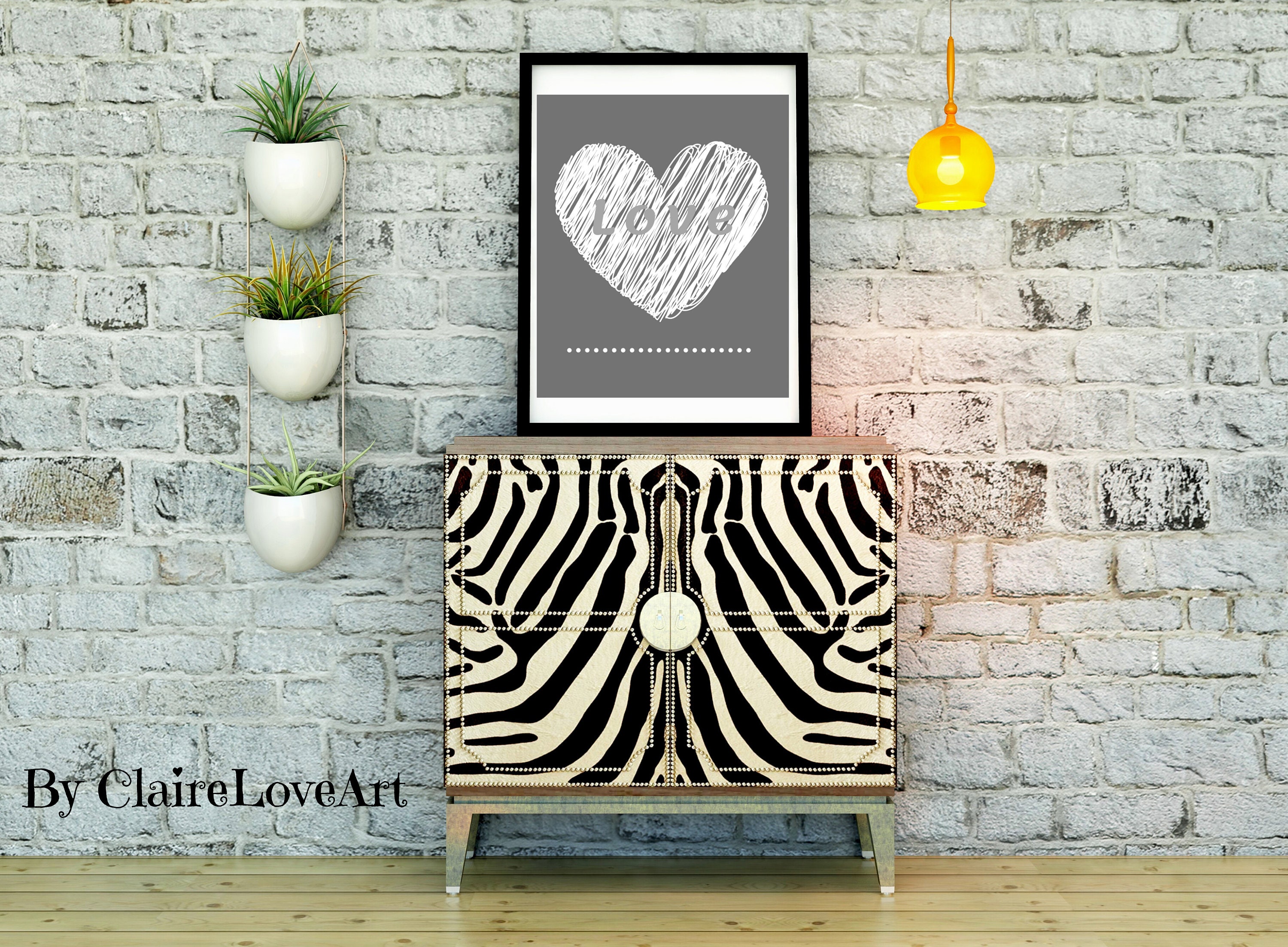 Heart Bedroom Wall Decor Heart Wall Art Instant Download Etsy