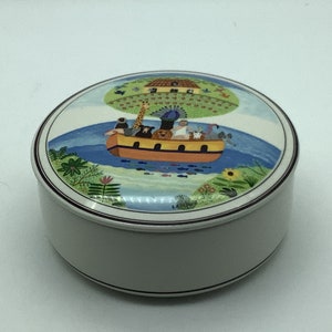 Villeroy & Boch Design Naïf Large Round Covered Candy Dish Made Luxembourg