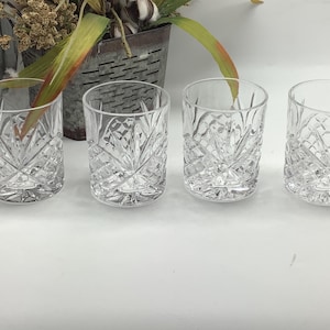Cristal D &#39;Arques Durand Masquerade Crystal Double Old Fashioned Gläser - 4er-Set