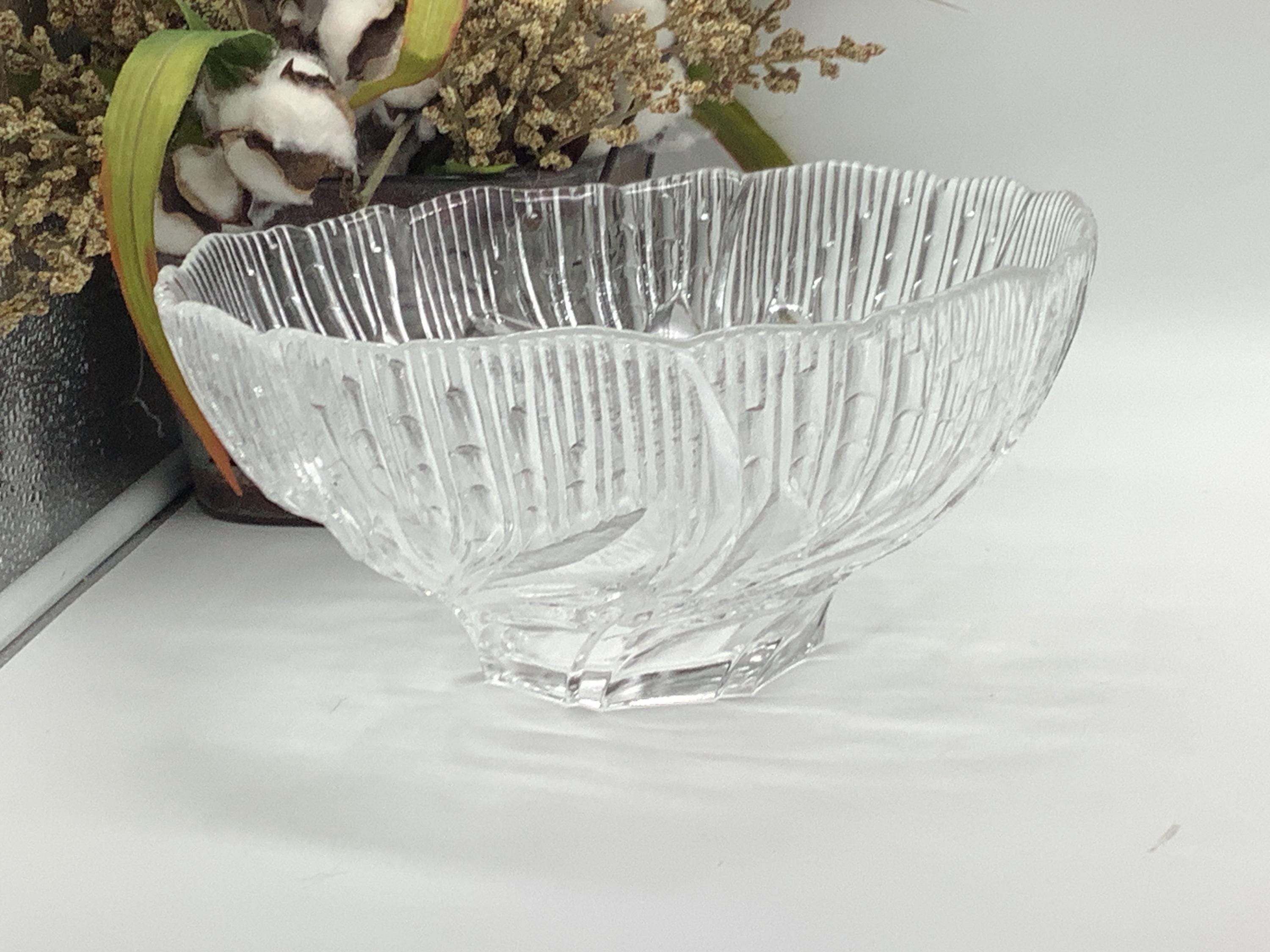 LAUSITZER GLASクリスタルボウル　花瓶 Lausitzer Crystal Bowl - Etsy Canada