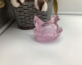 Mosser Jadeite Hen on Nest Candy Dish 4