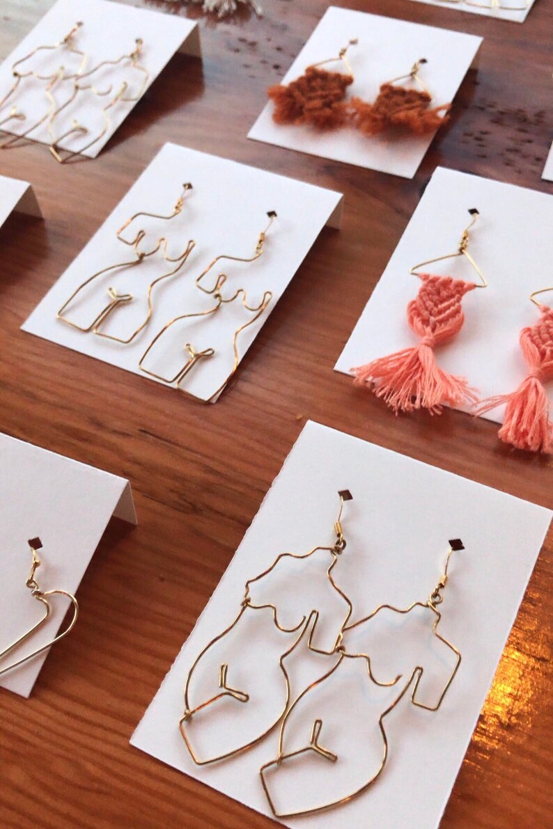 Feminine Body earrings