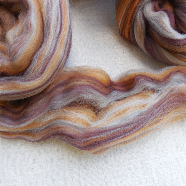 Sandstone Merino top - wool for spinning