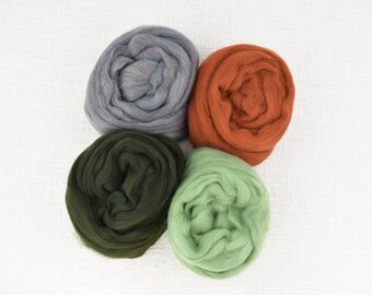 Nutmeg & Green, fiber four pack
