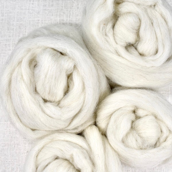 Lonk wool - top, fiber by the ounce