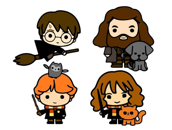 Download Harry Hermione Setset Svg Harry Silhouette Harry Clipart Etsy