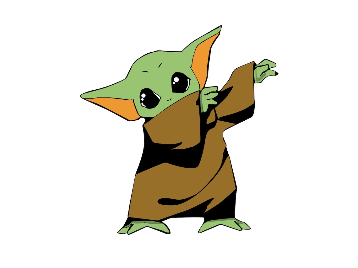 Download Dabbing Baby Yoda Tshirt Yoda Baby Svg Star Wars Svg Yoda | Etsy
