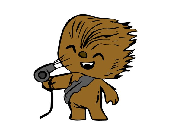 Chewbacca Chewie Svg Chewbacca Silhouetteclipart Png Cut Etsy