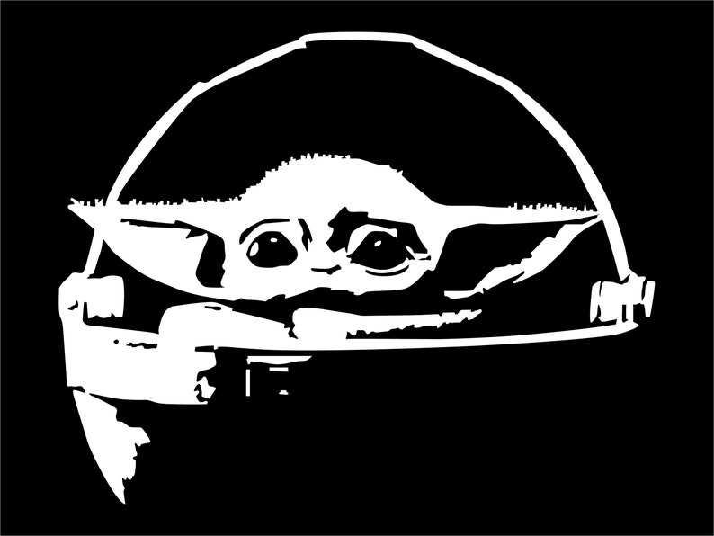Download Yoda Baby Yoda Baby Svg Star Wars Svg Yoda Baby Silhouette | Etsy