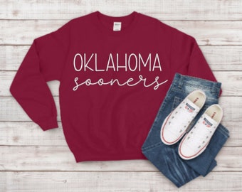 Oklahoma Sweatshirt Etsy oklahoma sweatshirt etsy