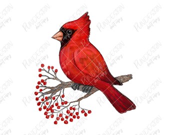 Cardinal Clipart Etsy